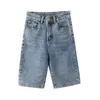 Half Pants Women Denim High Waist Blue BF Streetwear Jeans Summer New Fashion Korean Harajuku Tide Wash Crop Trousers Mujer 210417