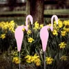 Swirl Bird Flamingo Wind Spinner Garden Yard Spinning decoratie met de lichte interieur decoratieve objecten beeldjes
