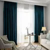 Занавес Drapes Light Luxury Итальянские бархатные шторы для гостиной спальня Nordic Solid Color Blackout Flannel Windows Custom