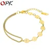 Charms Bracelets For Women Luck Bangle Chain Link Classic Love Pendant Bracelet Trendy Vintage Female Jewelry Fashion Girls Birthday Party Gift 625838375211