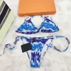 Womens Letter Swimwear Underwear Set Luxury Printed Ladies Bikini Swimsuit Summer Beach Bathing Suit267H