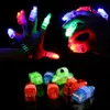 LED Fingerhandskar Lampa Ring Gifts Lights Glow Laser Beams Blinkande Party Flash Kid Leksaker 4 färger K491