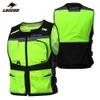 Reflective Waistcoat Clothing Motocross Waterproof Vest Motorcycle Night Riding High Visibilit Safety Jacket