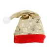 Morbido peluche Cappello da Babbo Natale Inverno Caldo Natale Peluche di alta qualità Cappello per adulti Ispessimento Ornamento di Natale Decorazione gyq