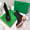 Bottes de designer pour femmes de haute qualité en cuir Martin bottines mode semelle extérieure en caoutchouc de couleur vague antidérapante sangle élastique luxe confort exquis