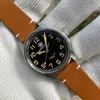 손목 시계 견인 디자인 쿼츠 시계 SD8103 일본 VH31 무브먼트 316L 스테인레스 스틸 남성 방수 C3 녹색 빛나는 Reloj