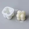 3D Silicone Vela Moldes de Soja Feito à mão em forma de aromatherapy gesso velas molde diy bolo de chocolate molde de cozinha gadgets