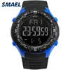 Montre de sport pour hommes 5bar étanche Smael Watch s Shock Resist Cool Big Men Watches Sport Military 1342 Led Digital Wrsitwatches Q0524