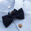 新しい幼児の子供の赤ちゃん男の子Bowtie Gentleman Tシャツトップスサスペンダーパンツ2個セット赤ちゃん女の子服セット子供服202 G1023