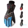 Ski-handschoenen Skiën Volledige Vinger Dikke Waterdichte Antislip Thermisch Pluizig Handwear Outdoor Winter Fietsen Sportkleding Accessoire