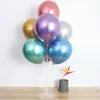 20pcs Chrome Metallic Gold Silver Green Purple Ballon Wedding Birthday Party Decor Latex Air Balls giocattoli per bambini palloncini