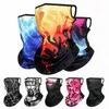 Summer Sun Protection Face Scarf Ice Silk Fabric Cooling Neck Gaiter Bandana Shield Head Cover Snood Scarves Masks Cycling Caps &