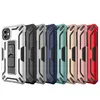 Per iphone 12 pro max Custodie per telefoni TPU PC 2 in 1 staffa invisibile accessori mobili magnetici cover posteriore