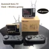 GV300 미니 레트로 책장 TV 게임 콘솔 휴대용 게임 플레이어 내장 108 클래식 게임 NES에 대한 미니 포켓 게임