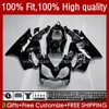 Corpo stampo ad iniezione per HONDA CBR 600 F4i FS CC F4 i 600F4i 600CC 04-07 55No.0 CBR600F4i CBR600 F4i 04 05 06 07 CBR600FS 2004 2005 2006 2007 Kit carenatura OEM nero lucido