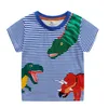Jumping Metrów Lato Ryby Koszulki Dla Chłopców Dziewczęta Moda Dzieci Ubrania EES Ops Baby Bawełna Kostium 210529