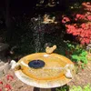 Solar Fountain Pump Free Standing Bird Bath Water Pump,1.4W Outdoor Floating Kit,for Garden, Pool