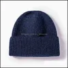 Beanie / SKL-petten hoeden hoeden, sjaals handschoenen mode-accessoires visr18 kleuren herfst winter effen kleur acryl mutsen voor man en vrouw un