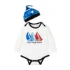 3pcs 소년 긴 소매 romper 모자를위한 신생아 아기 옷을 설정 바지 아기 소년 의류 아기의 설정 Ropa Bebe G1023