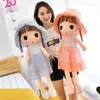 45cm Plush Toys Baby Dolls Stuffed animals Toy Kids Girls Doll Soft cute Birthday Gifts decoration