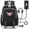 Plecak Wiązanie torb Student School Izaak Bookbag Cosplay Unisex Laptop Travel Ramię