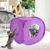 Małe dostawy zwierząt Miękkie Ciekawe Pet Tube Sleeping Nest Setsible Tunnel Wave Dot Accessories