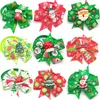 Dog Apparel 30/50 Pc Christmas Pet Grooming Product Holiday Party Puppy Bow Tie Necktie Supplies Accessories Bows