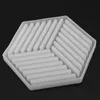 Mats & Pads Concrete Silicone Mould Diamond Stripe Shaped Design Diy Epoxy Resin Gypsum Crafts Cement Tray Mold