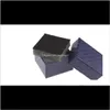 Lådor förpackning droppleverans 2021 6 färger 5x5x3cm diamantmönster display väska presentförpackning för julsmycken fodral xmas förvaringsbehållare