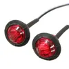 車両LEDライトTRUCH電球ボート電球12V / 24V 3LED 3/4 "トラックのクリアランスライトトラック回転信号ランプのラウンドトレーラーサイドマーカーランプ