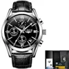 Lige horloge mannen sport quartz mode lederen klok heren horloges top merk luxe waterdicht zakelijk horloge relogio masculino 210527