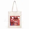 Shopping Bags Court Of The Crimson King Music Band Women Handbags Canvas Tote Reusable Bag Eco Foldable