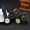 Wristwatches Luminous Pointer Men Watch Nylon Canvas Strap Wear-resistant Outdoor Automatic Date Function Sports Reloj Hombre