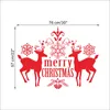 merry christmas reindeer stickers animals room covers decor 044. diy vinyl gift home decals festival mual art poster 3.5 210420
