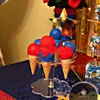 Decorazione per feste 06/0/8/12/16 buchi Ice Cream Holder Acrilic Cupcake Cones per display a buffet per matrimoni