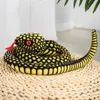 素敵なシミュレーションスネークぬいぐるみ巨大な蛇コブラ動物Pythonの柔らかいぬいぐるみ人形Bithday Gifts子供たちのおもちゃ家の装飾H0824