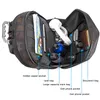 Bluetooth Music Speaker Backpack School Bag USB充電旅行の多機能屋外bags3505181