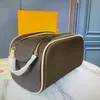 M47528 KING valigie da uomo borsa per il lavaggio di lusso designer moda signora bellezza doppia cerniera borse per cosmetici di grande capacità