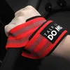 Polssteun 1 paar AOLIKES Figuur 8 Gewichtheffen Straps Gewichtheffen Powerlifting Sport Gym Fitness Bodybuilding Barbell