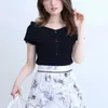 Japan Stil Süße Alle Match Frauen Tops Moda Zurück Bogen Dekoration Pullover Einfache Büro Dame Slim Fit Frühling Sommer Pullover 210525