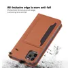 Karta portfelowa Torba Przypadki na iPhone 13 11 12 Pro Max Mini Case Leather Funda 7 8 XS