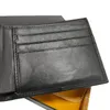 أزياء إيطاليا رجال المحفظة بطاقة المحفظة الجلدية عالية الجودة للرجال الذكور كاسور القصيرة حقيبة قابلة للطي مصمم مصمم مع 236 جم