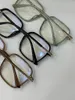 Optiska glasögon för män Kvinnor Retro 0829 Style Anti-Blue Light Lens Plate Square Full Frame With Box277E