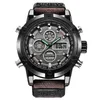 Orologio militare da uomo 50mm Orologio al quarzo con quadrante grande LED Sport Uomo Relógios Masculino Montre Homme 2021 Orologi da polso