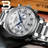 Suiza Binger relojes para hombres Relogio reloj impermeable masculino automático mecánico hombres zafiro B-603-51 relojes de pulsera