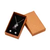 32pcs Jewelry Box 8x5CM Necklace Ring Box for Jewelry Multi Colors Jewelry Packaging Gift Boxes Earring Display Black Sponge 211012