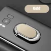 Toptan Cep Telefonu Tutucular Cep Telefonu Yüzük Tutucu Metal Manyetik Araba Macun Tipi 360 Dönen Yarı Eliptik Halka Toka