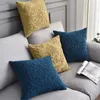 45x45cm Handmade Retro Blue/yellow Embroiderd Cushion Cover Decorative Sofa Pillowcase Household Cushion/Decorative Pillow