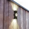 Außenwandleuchten TRAZOS Wasserdichte IP65-Lampe LED-Leuchten Moderne Innen-/Außendekoration Up Down Dual-Head-Aluminium