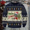 남자의 후드 스웨터 메리 크리스마스 강아지 추악한 스웨터 3D 완전 인쇄 크기 까마귀 남자 여성 하라주쿠 outwear 풀오버 스웨터 유니섹스
